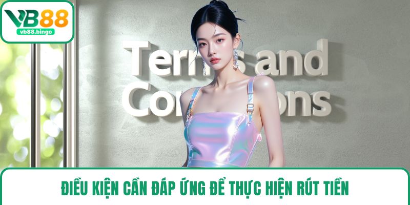 Điều kiện cần đáp ứng để thực hiện rút tiền
